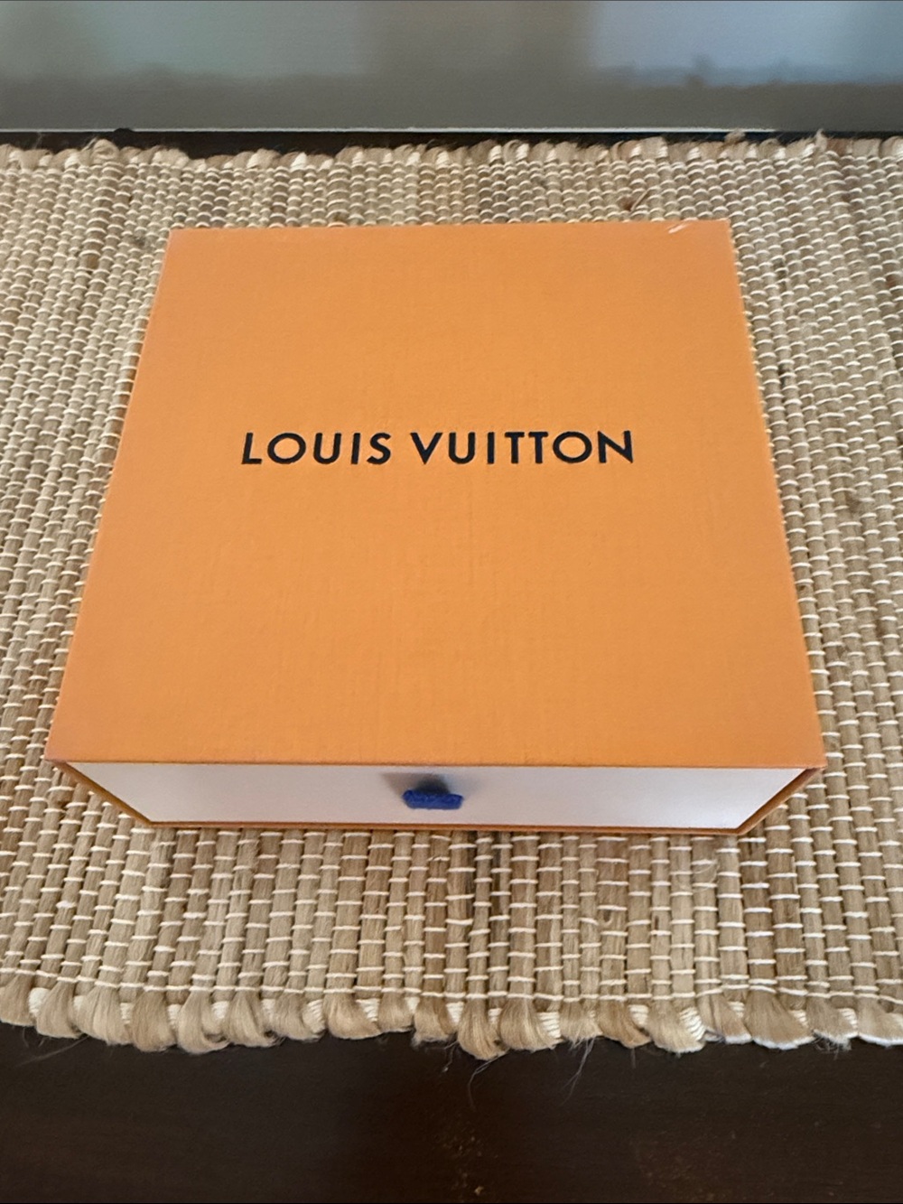 Louis Vuitton Orange Box with Black Logo6.75x6.75